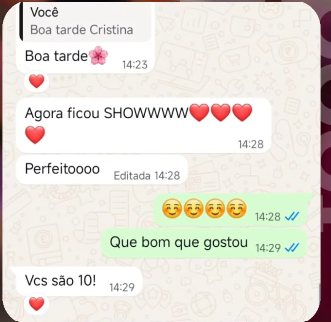 Cliente diz que o resultado ficou perfeito e dá nota dez à KGE
