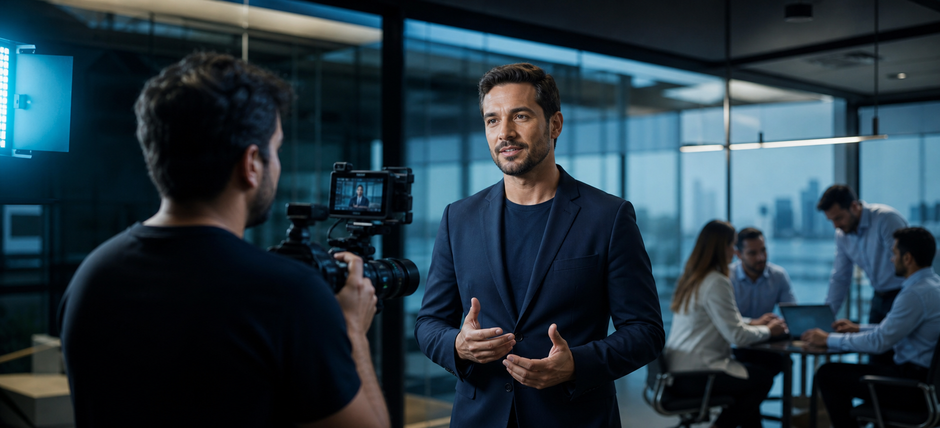 Produção audiovisual profissional para empresas e marcas